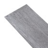 Podlahová krytina PVC 5,02 m² 2 mm samolepicí matné šedé dřevo 146602