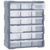 Organizér s 18 středně velkými zásuvkami 38 x 16 x 47 cm 149598