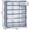 Organizér s 18 středně velkými zásuvkami 38 x 16 x 47 cm 149598