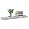 Plovoucí nástěnné police 4 ks betonově šedé 90x23,5x3,8 cm MDF 326605
