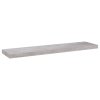 Plovoucí nástěnné police 4 ks betonově šedé 90x23,5x3,8 cm MDF 326605