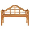 Zahradní lavice 125 cm masivní akáciové dřevo 318550