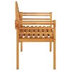 Zahradní lavice 125 cm masivní akáciové dřevo 318550
