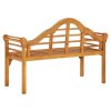 Zahradní lavice 125 cm masivní akáciové dřevo 318550