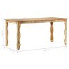 Jídelní stůl 160 x 80 x 76 cm masivní recyklované dřevo 286490