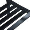 Zahradní lavice 125 cm černá ocel 47943