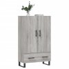 Skříň highboard šedá sonoma 69,5 x 31 x 115 cm kompozitní dřevo 828266