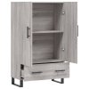 Skříň highboard šedá sonoma 69,5 x 31 x 115 cm kompozitní dřevo 828266