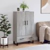 Skříň highboard šedá sonoma 69,5 x 31 x 115 cm kompozitní dřevo 828266