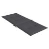 Podušky na židli vysoké opěradlo 6 ks antracitové 120x50x3 cm 314104