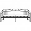 Rám vysouvací postele/pohovky černý kovový 90 x 200 cm 324764