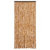 Závěs proti hmyzu okrovo-bílý 90 x 220 cm Chenille 325458