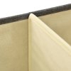 Úložný box textil 50 x 30 x 25 cm antracitový 332912