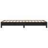 Rám postele bez matrace černý 100 x 200 cm samet 346960
