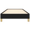 Rám postele bez matrací černá 90x190 cm textil 346780