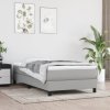 Taštičková matrace světle šedá 80 x 200 x 20 cm textil 347674