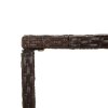 Barový stůl se skleněnou deskou hnědý 180x70x110 cm polyratan 362590