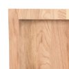 Stolní deska světle hnědá 80x50x(2-4)cm ošetřený dub živá hrana 363942