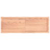 Stolní deska hnědá 120x40x(2-4)cm ošetřený dřevo živá hrana 363956