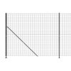 Drátěný plot s přírubami antracitový 2 x 25 m 154302
