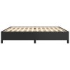 Rám postele černá 200 x 200 cm umělá kůže 347269