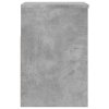 Lavice s botníkem betonově šedá 60x30x45 cm kompozitní dřevo 808742