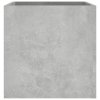 Truhlík betonově šedý 40 x 40 x 40 cm kompozitní dřevo 808796