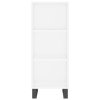 Příborník bílý 34,5 x 32,5 x 90 cm kompozitní dřevo 828756