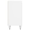 Příborníky 2 ks bílé 40 x 35 x 70 cm kompozitní dřevo 831053
