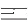 TV skříňka šedá sonoma 103x38x46,5 cm kompozitní dřevo a ocel 831826