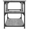 TV skříňka šedá sonoma 103x38x46,5 cm kompozitní dřevo a ocel 831826