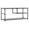 TV skříňka šedá sonoma 103x38x46,5 cm kompozitní dřevo a ocel 831826