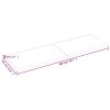 Stolní deska světle hnědá 200x60x(2-4)cm ošetřený masivní dub 3156399