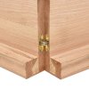 Stolní deska světle hnědá 180x40x(2-6)cm ošetřený masivní dub 3156390