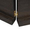 Stolní deska tmavě hnědá 180x60x(2-4)cm ošetřený masivní dub 3156456