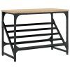 Botník dub sonoma 60 x 30 x 45 cm kompozitní dřevo 833414