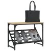 Botník dub sonoma 60 x 30 x 45 cm kompozitní dřevo 833414