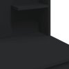 Toaletní stolek s LED osvětlením černý 96 x 40 x 142 cm 837893
