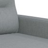 Křeslo světle šedé 60 cm textil 359219