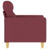 Křeslo vínové 60 cm textil 359225
