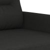 2místná pohovka černá 120 cm textil 359231