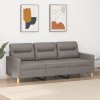 3místná pohovka taupe 180 cm textil 359250