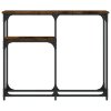 Konzolový stolek kouřový dub 90 x 22,5 x 75 cm kompozitní dřevo 834092