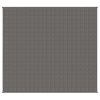 Zátěžová deka šedá 200 x 225 cm 13 kg textil 350781