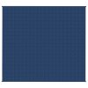 Zátěžová deka modrá 200 x 220 cm 13 kg textil 3154859
