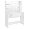 Kosmetický stolek s LED světly 100 x 40 x 135 cm MDF bílý 331538