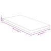 Stolní deska 50 x 100 x 4 cm bambus 352719