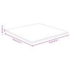 Stolní deska 70 x 70 x 1,5 cm bambus 352695