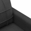 3místná pohovka černá 180 cm textil 359103