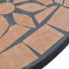 Bistro stolek terakota 60 cm mozaika 41528